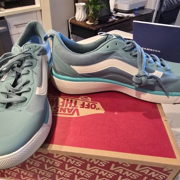 Vans Ultrarange Exo Pop Trellis Blue White Men's Shoes Size 10 HIKING TRAIL NEW - Picture 2 of 8